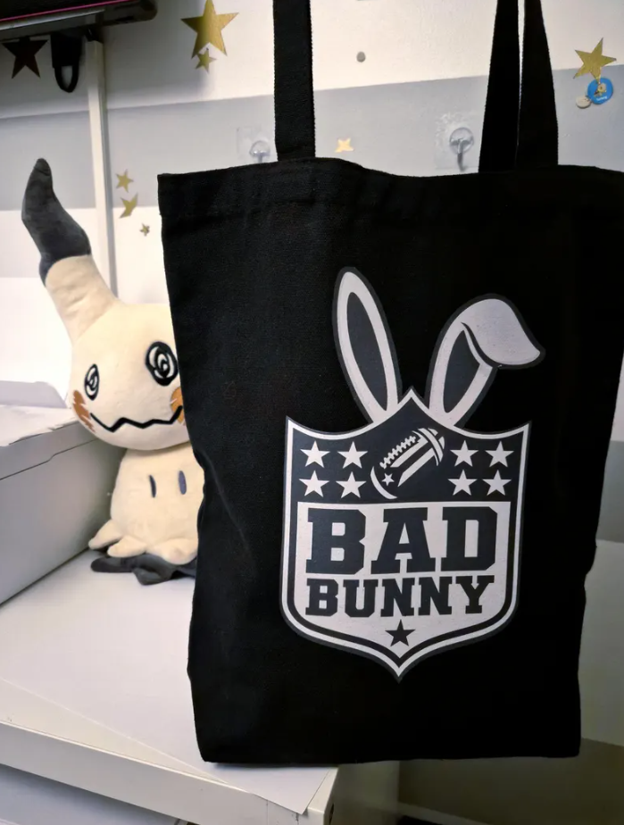 Bad Bunny Super Bowl Tote Bag