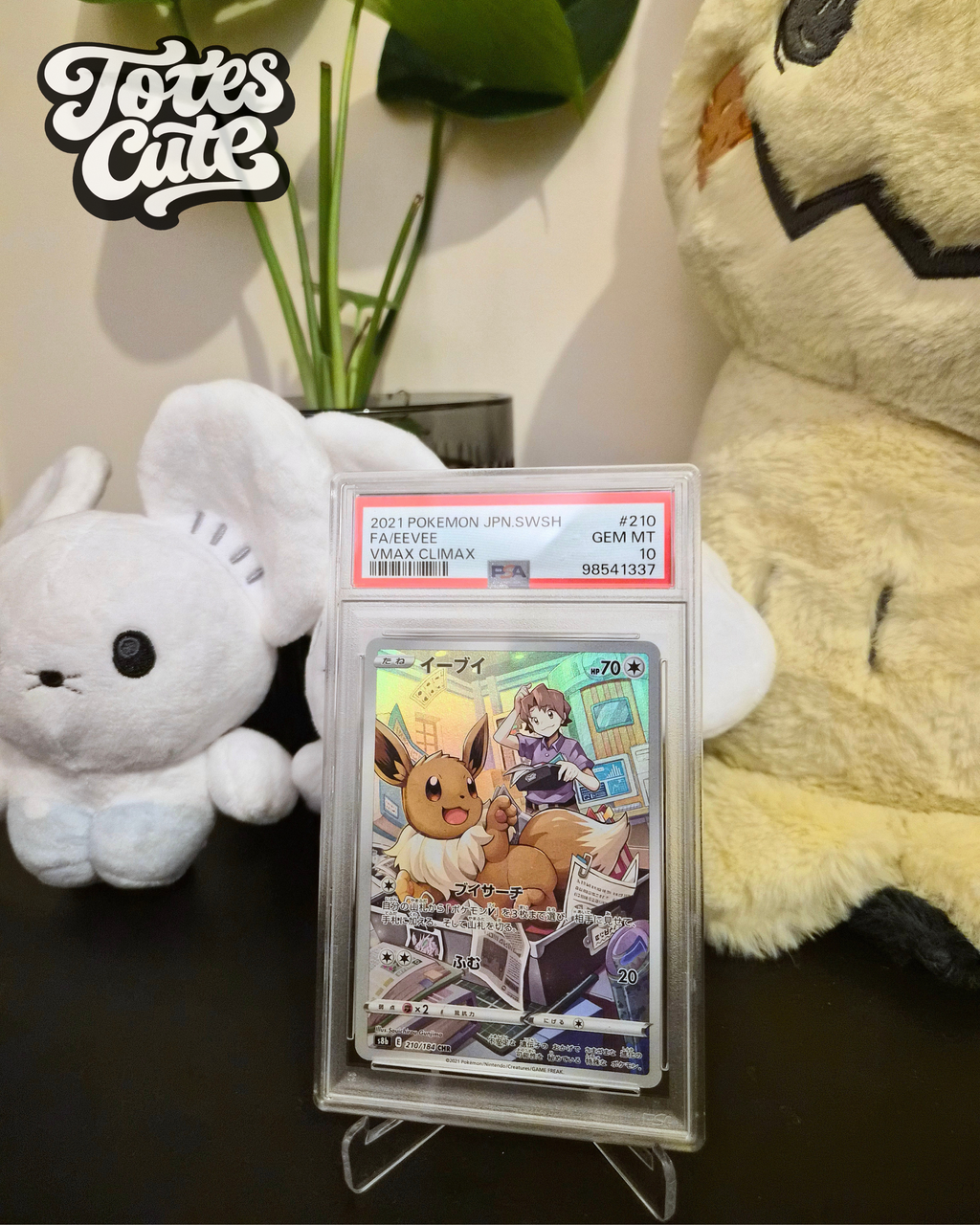 PSA 10 Graded Eevee 210/184 CHR - Japanese Pokemon Card - VMAX Climax s8b