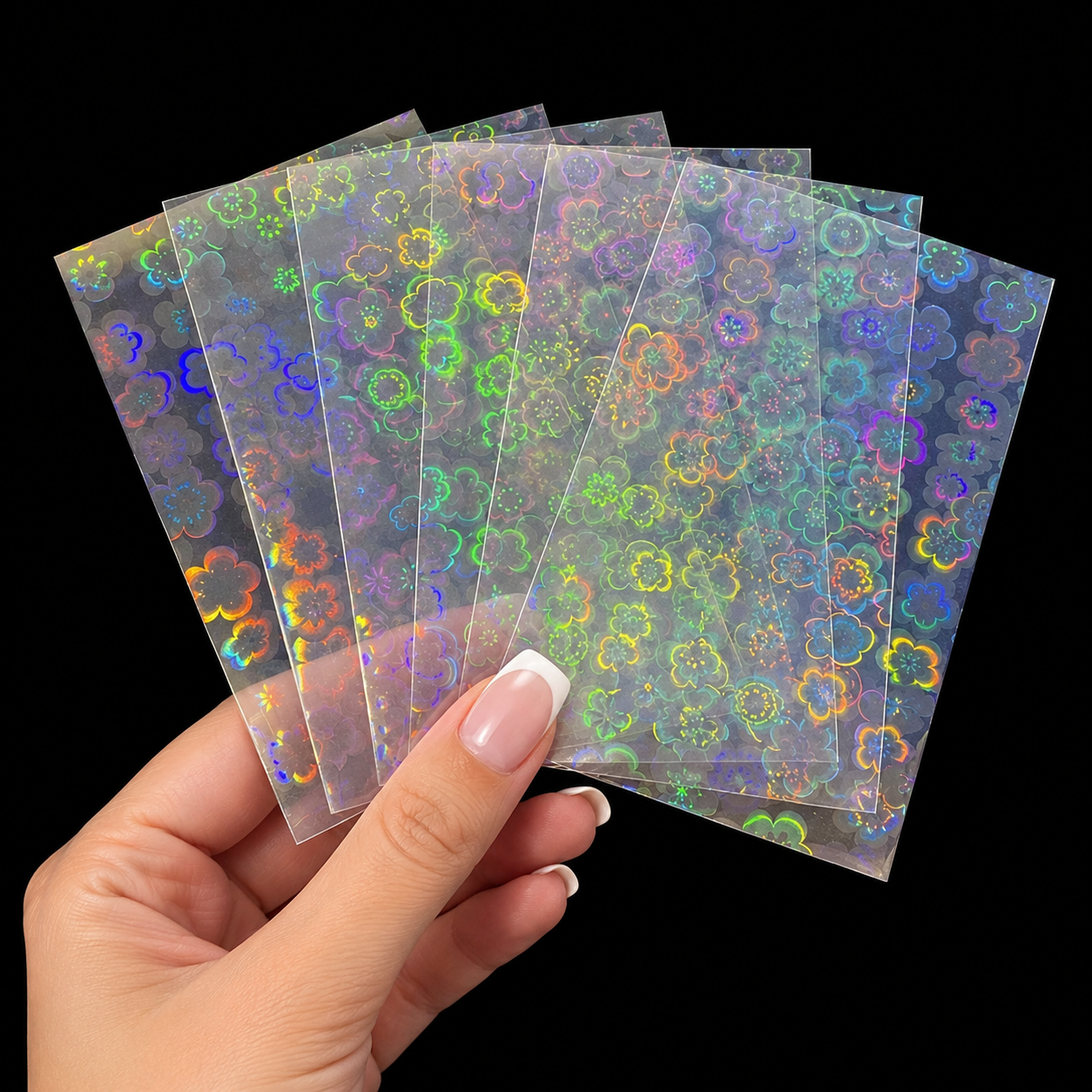 Mixed Pack of 75 Holographic TCG/Pokemon Card Sleeves